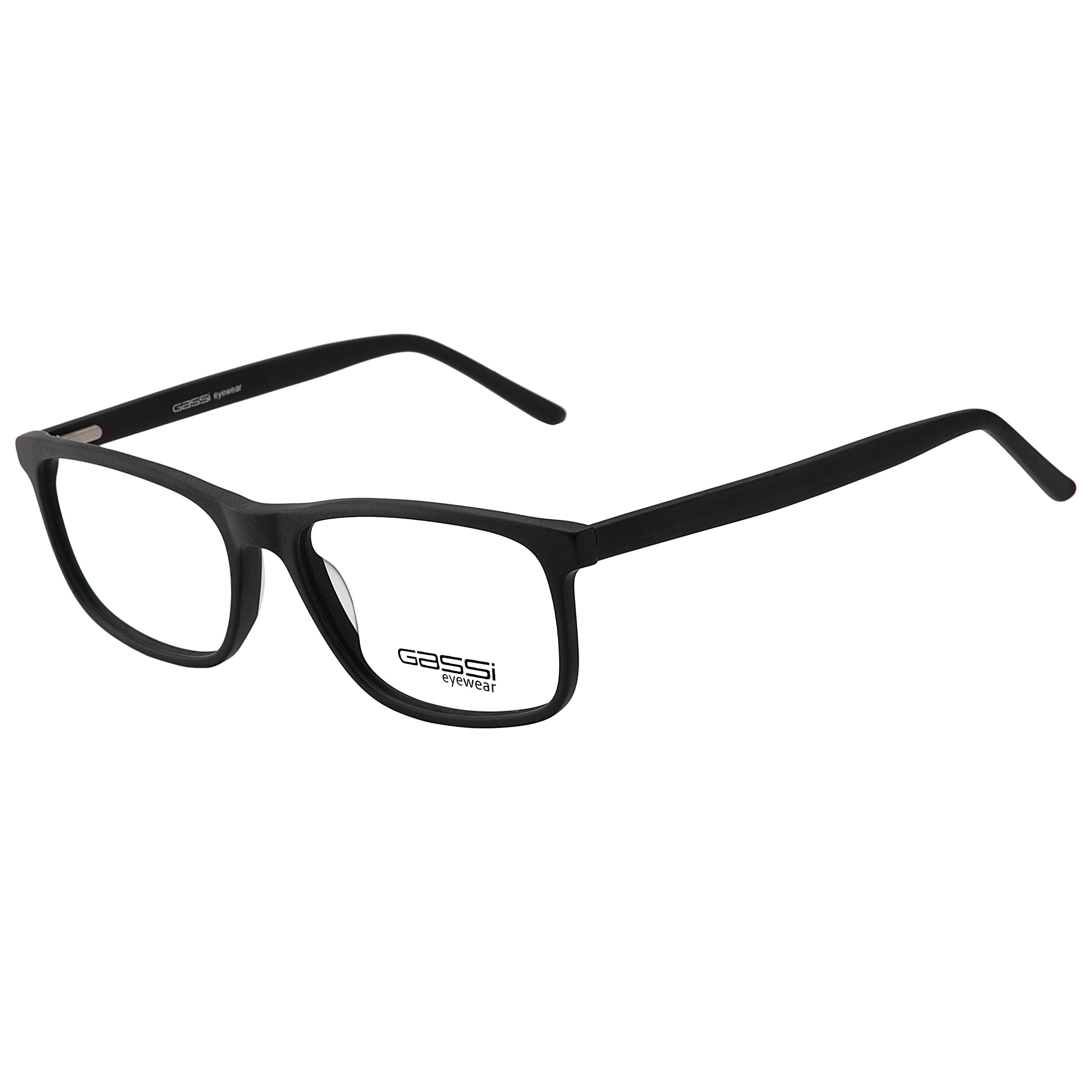 Óculos de Grau Gassi Diego Preto Fosco
