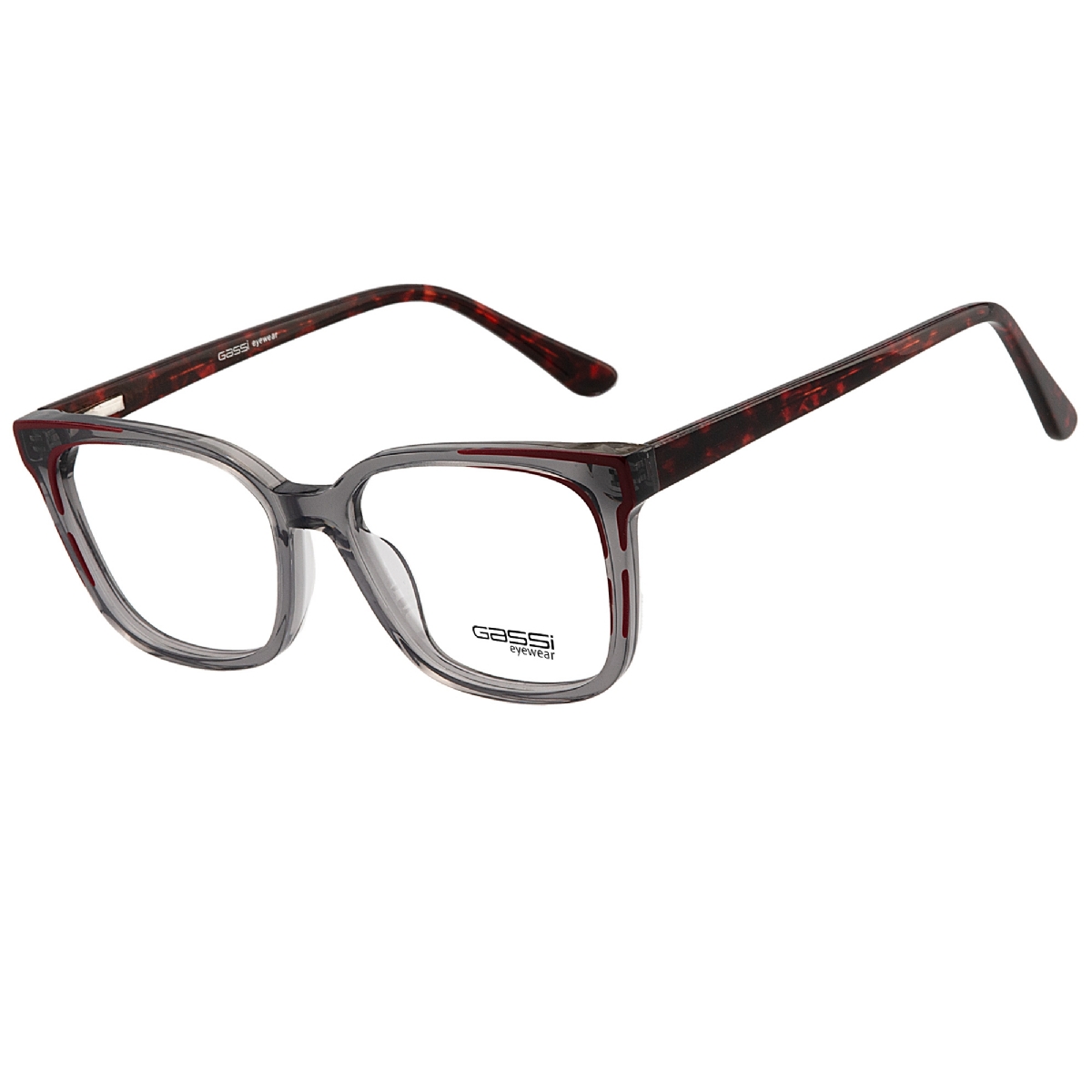Óculos de grau Gassi Kay - Cinza / Tartaruga