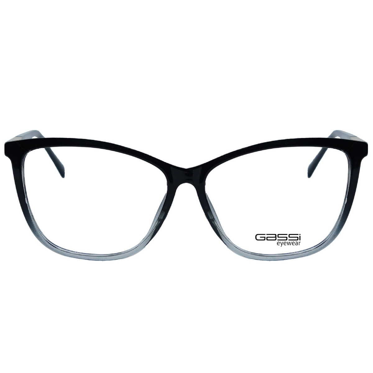 Óculos de grau Gassi Lara Clip on -  Preto/Transparente