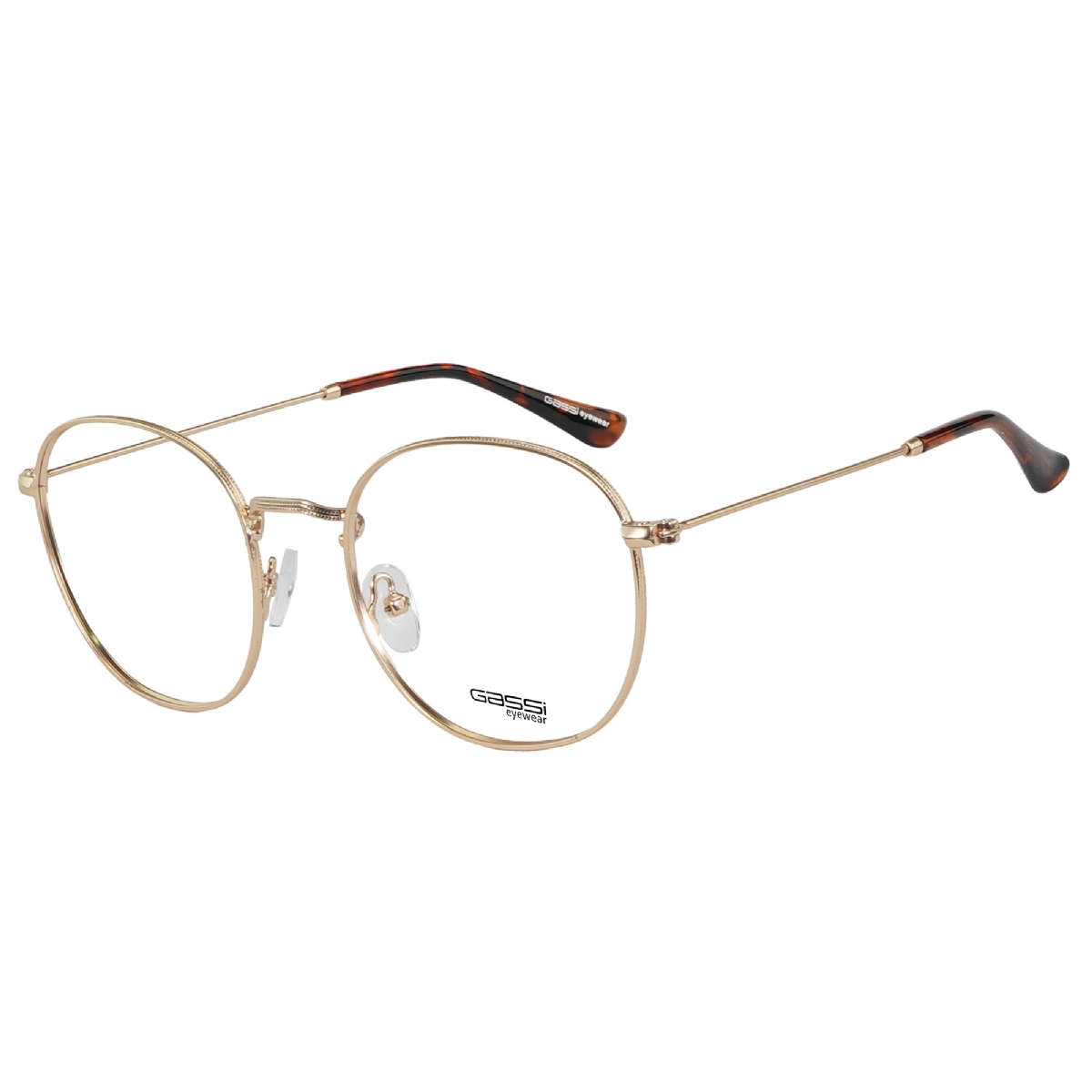 Óculos de grau Gassi Helô - Dourado / Tartaruga